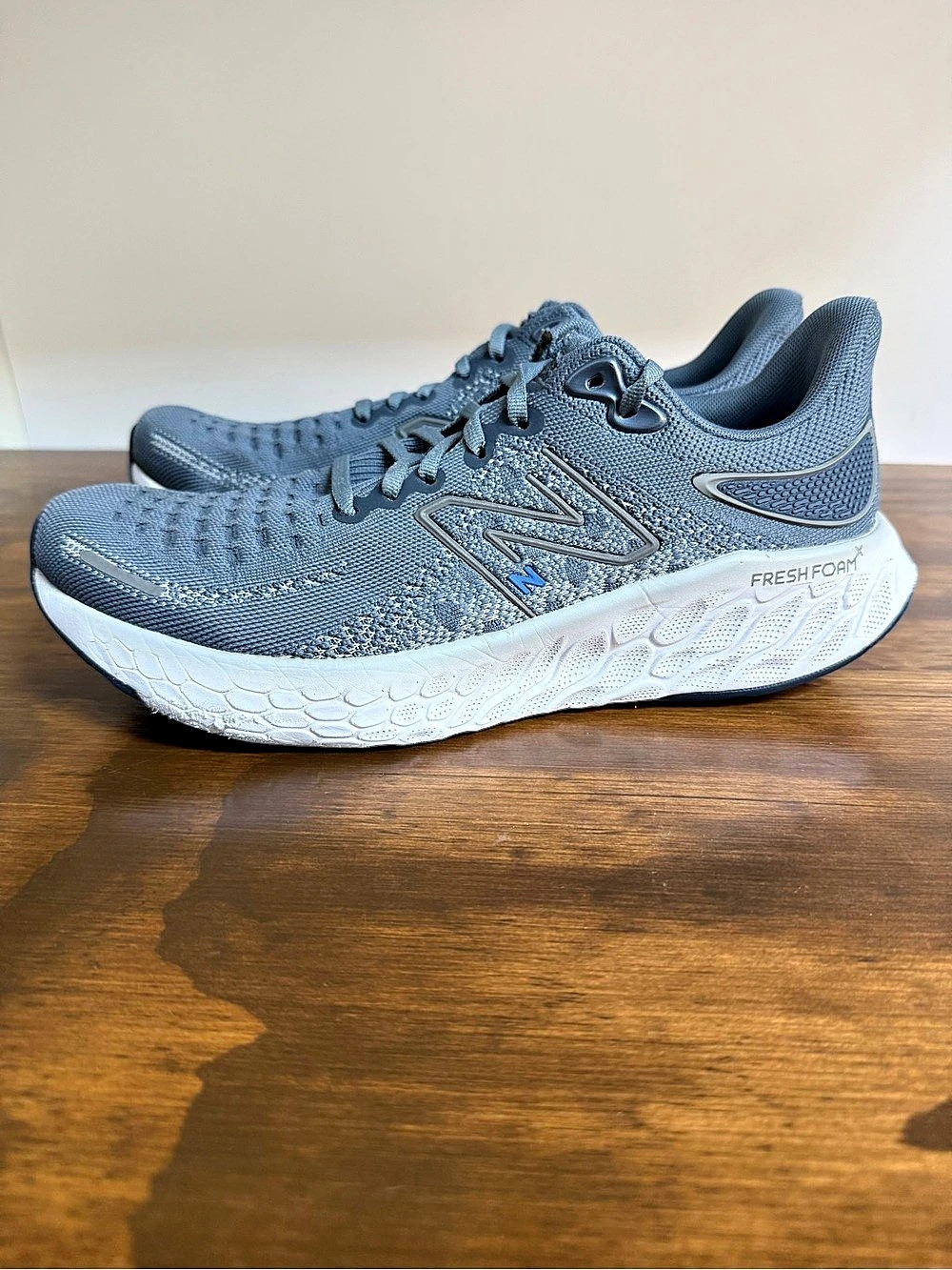 New Balance Fresh Foam X 1080v12 Athletic Shoes Blue & Gray US 9